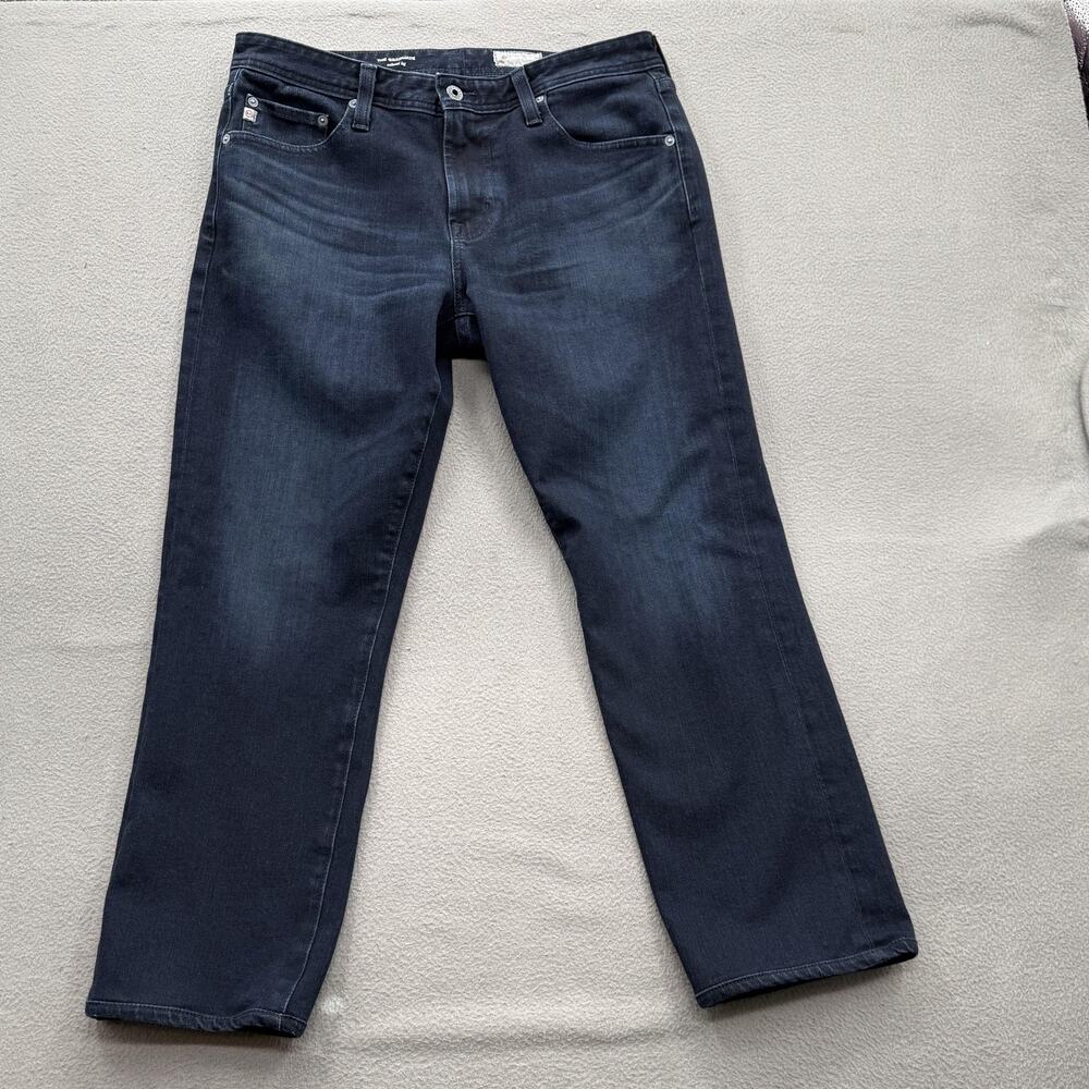 AG Adriano Goldschmied Jeans Mens 32x34 (Measured 32/27)‎ Blue Denim 360 Stretch